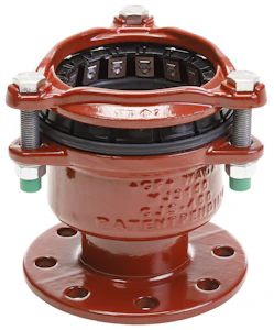 georg fischer Red. flänskoppling multi/joint dn100x132-155 3157+