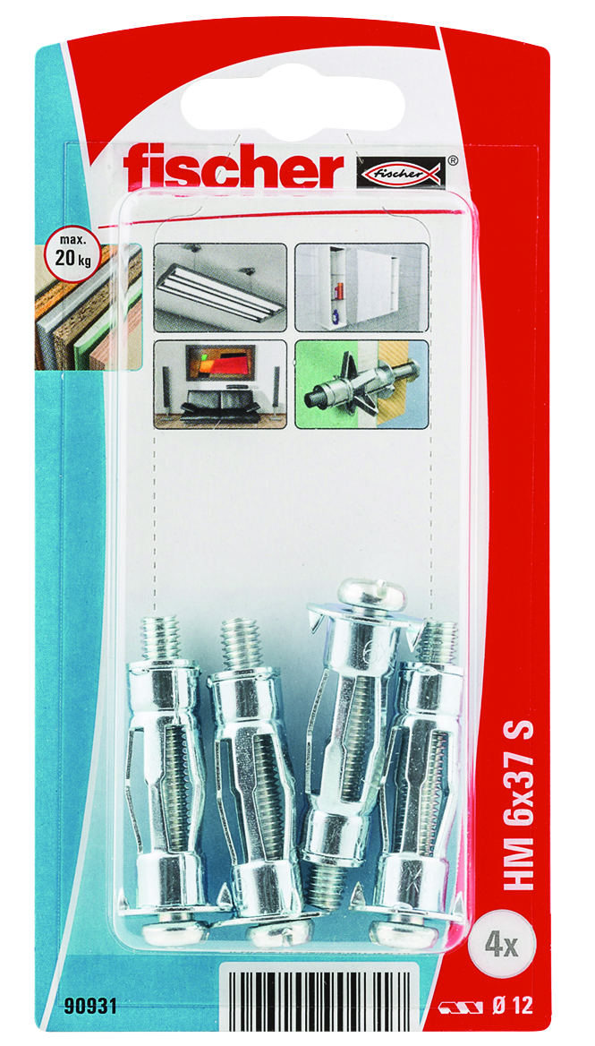 fischer Cavity fixing fischer hm 6x37 s k nv 4pcs
