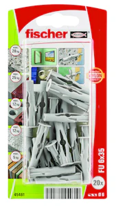 fischer Nylonplugg fischer fu 6x35 k nv 20st