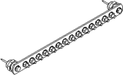obo bettermann Potential-equalizing busbar 1802 14 c
