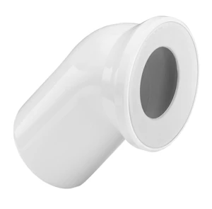 viega Wc pievienojuma līkums 45° balts 3812 viega