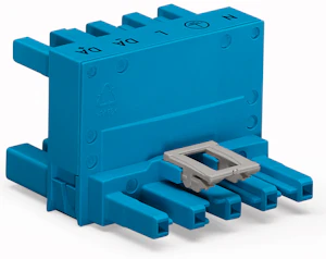 wago Distribution connector 5-pole, dali, h-connector,blue