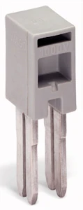 wago Short circuit bridge 2-way,grey