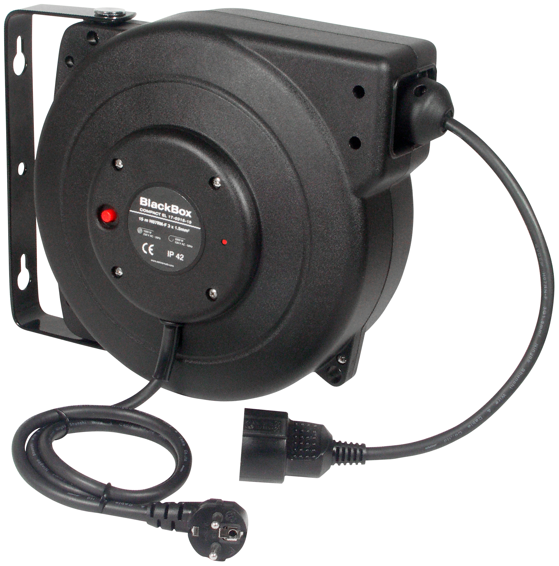 tecalube Hose reel blackbox 17-0315-15 electric cable reel