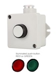 PUSH-BUTTON SIGNAL LAMP WHITE IP67/1 NO(S)