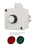 PUSH-BUTTON SIGNAL LAMP WHITE IP67/1 NO(S)