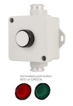 PUSH-BUTTON SIGNAL LAMP WHITE IP67/2 NO(S)