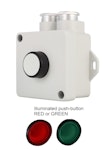 PUSH-BUTTON SIGNAL LAMP WHITE IP67/9 NO(S)