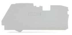 PÄÄTYLEVY WAGO 2116-12 LIITTIMILLE, 1mm, HAR