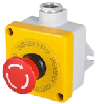 DISTRESS/STOP PUSH-BUTTON 2A IP67 PK16 TEXT
