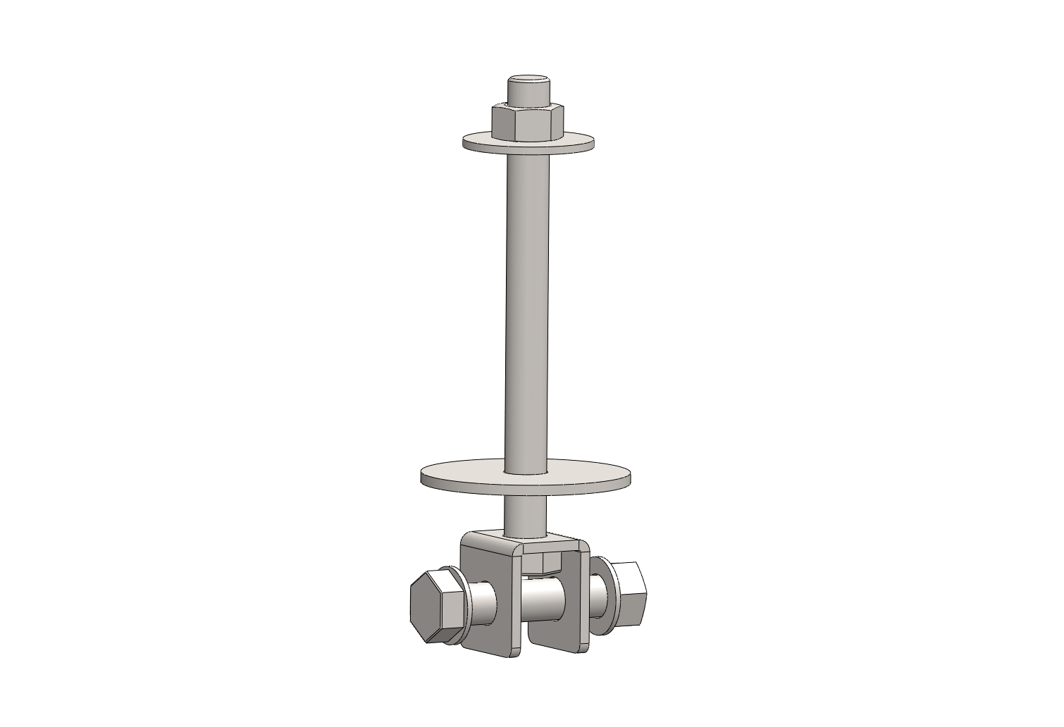 puristeteos Bolt fastener 125 mm m16 h125 kzn