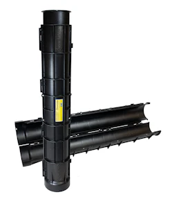 greenpipe Rör delat delat 160 srn gul1,2m