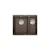 blanco Kitchen sink blanco subline 340/160-u coffe, left