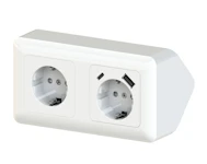 PISTORASIA PINTA OPAL 2S/16A/IP20 PPR+2XUSB A+C VALK