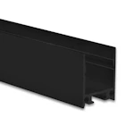 LEEDRIBA PROFIIL VA1 18,5x23mm 16,5mm MUST 2m