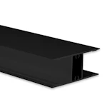 LEEDRIBA PROFIIL VA2 46x18,5mm 16,5mm MUST 2m