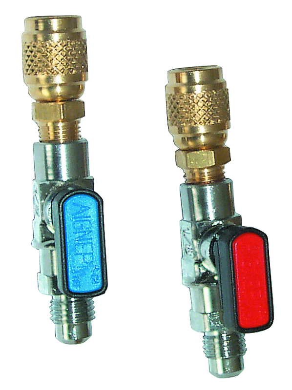 ÜHENDUSLIITMIK VENTIILIGA 1/4" SAE ÜHENDUS