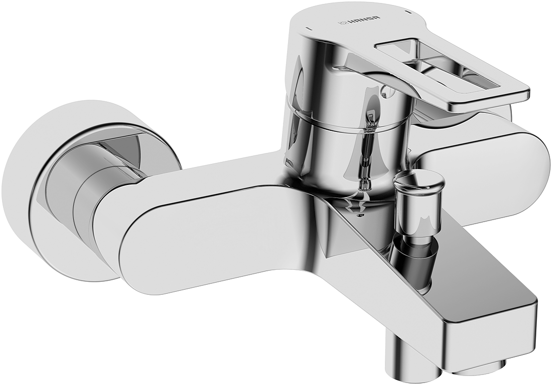 hansa Bath and shower mixer hansa 09742185 hansatwist