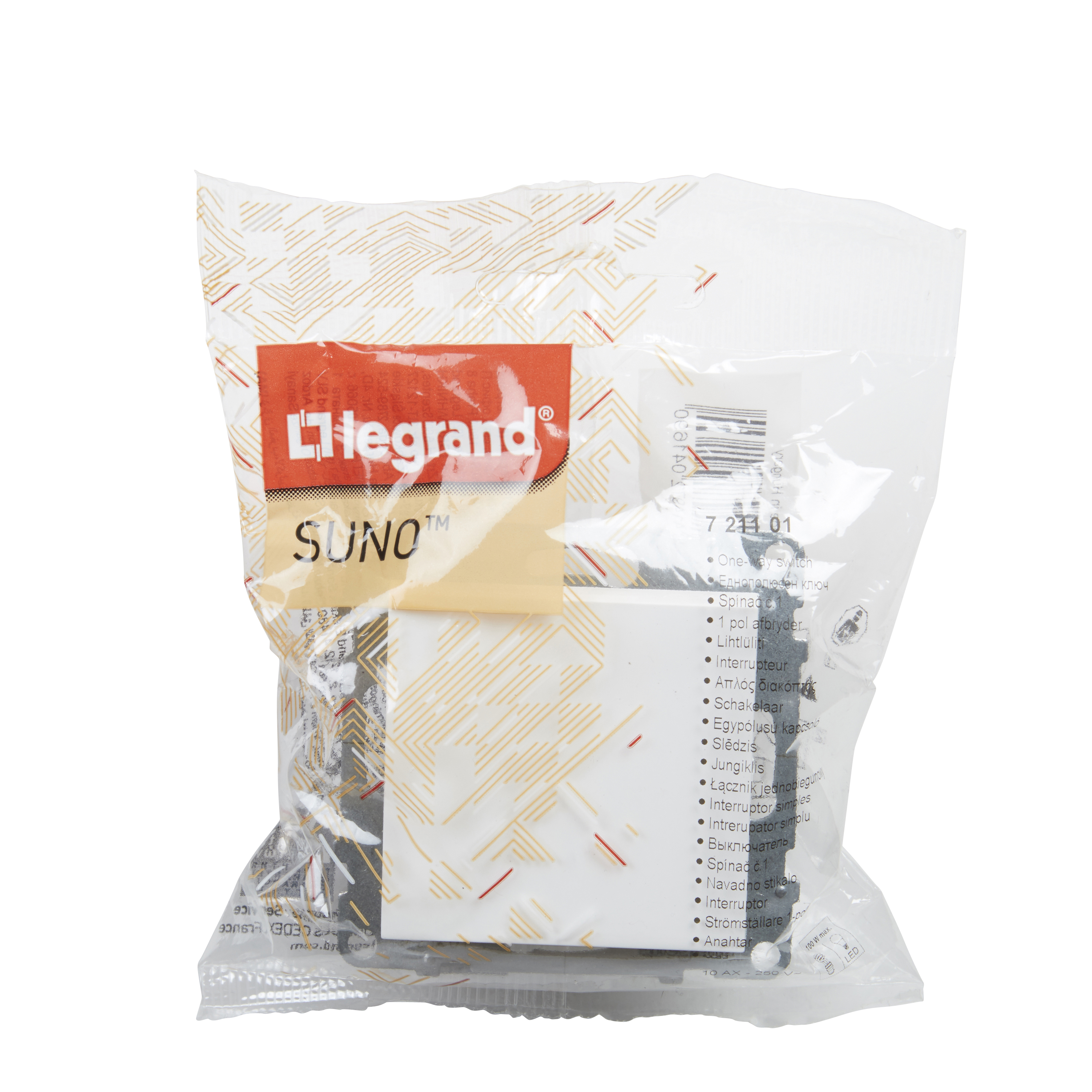 legrand Suno lihtlüliti 10ax vk valge
