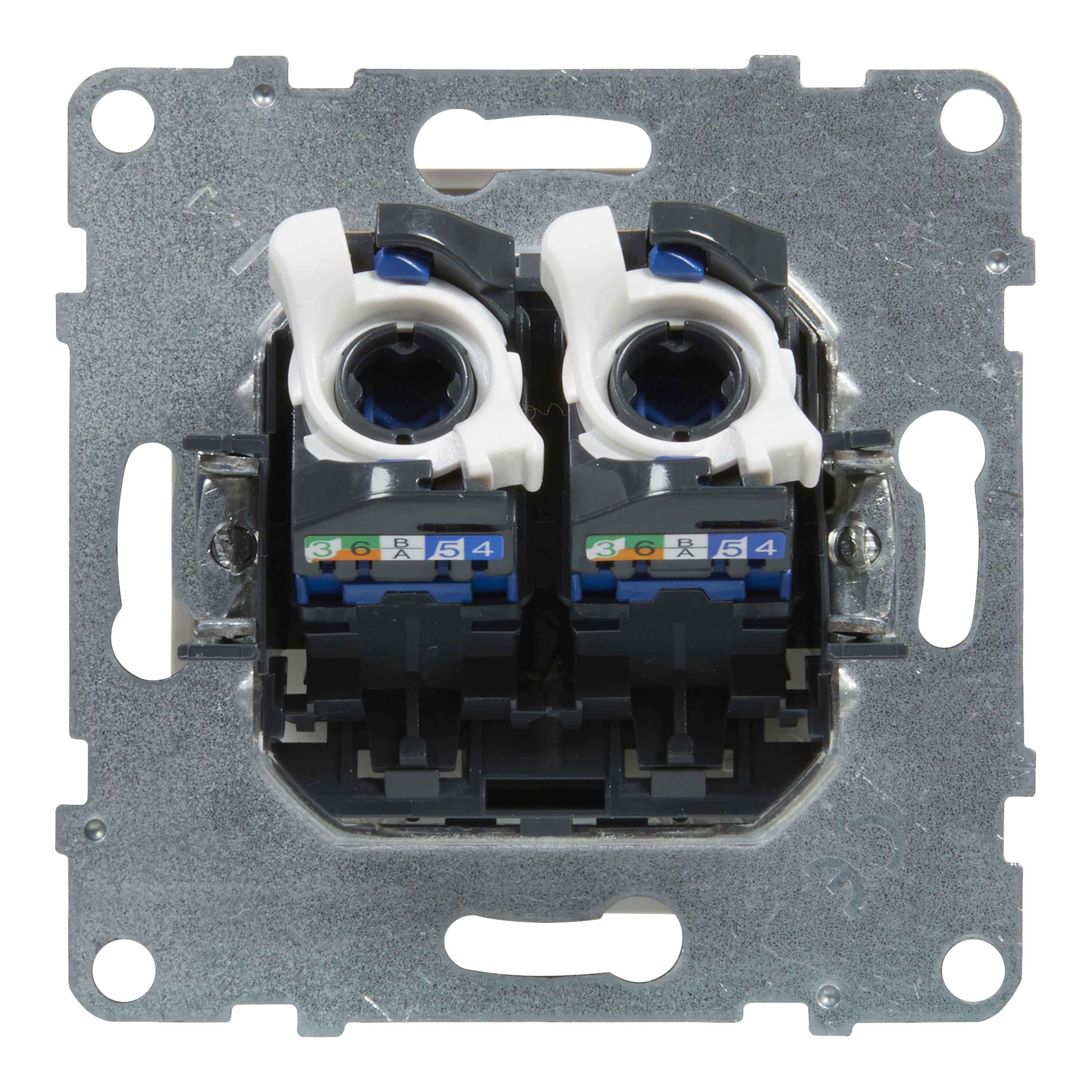 legrand Suno sidepesa 2 x rj45 cat6 utp valge
