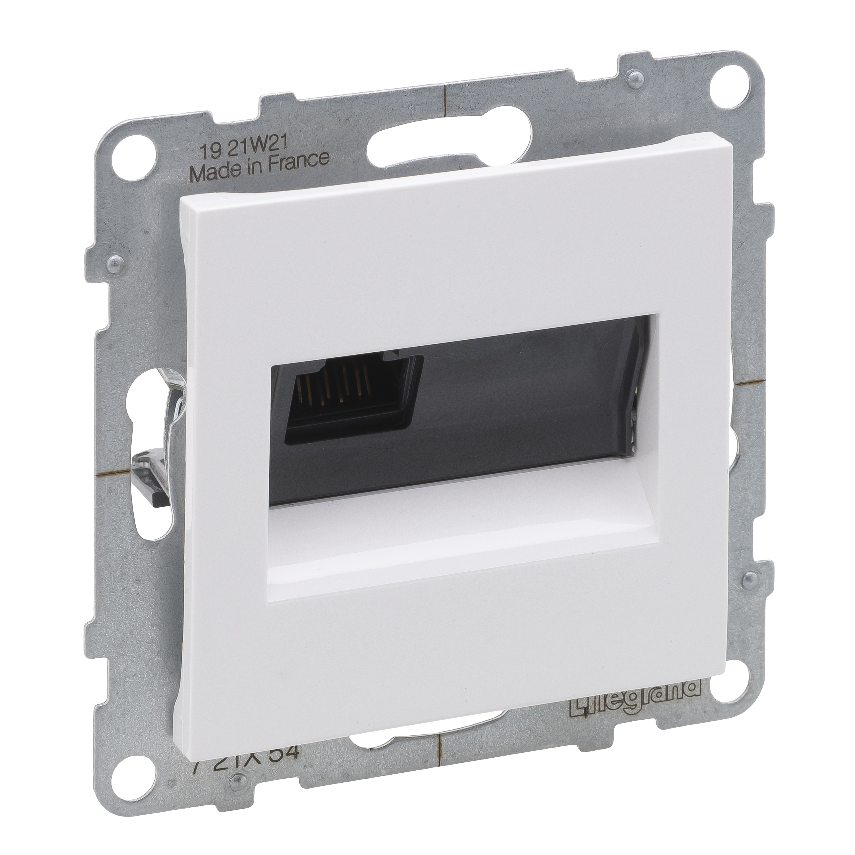 SUNO SIDEPESA 1 x RJ45 CAT6A UTP VALGE
