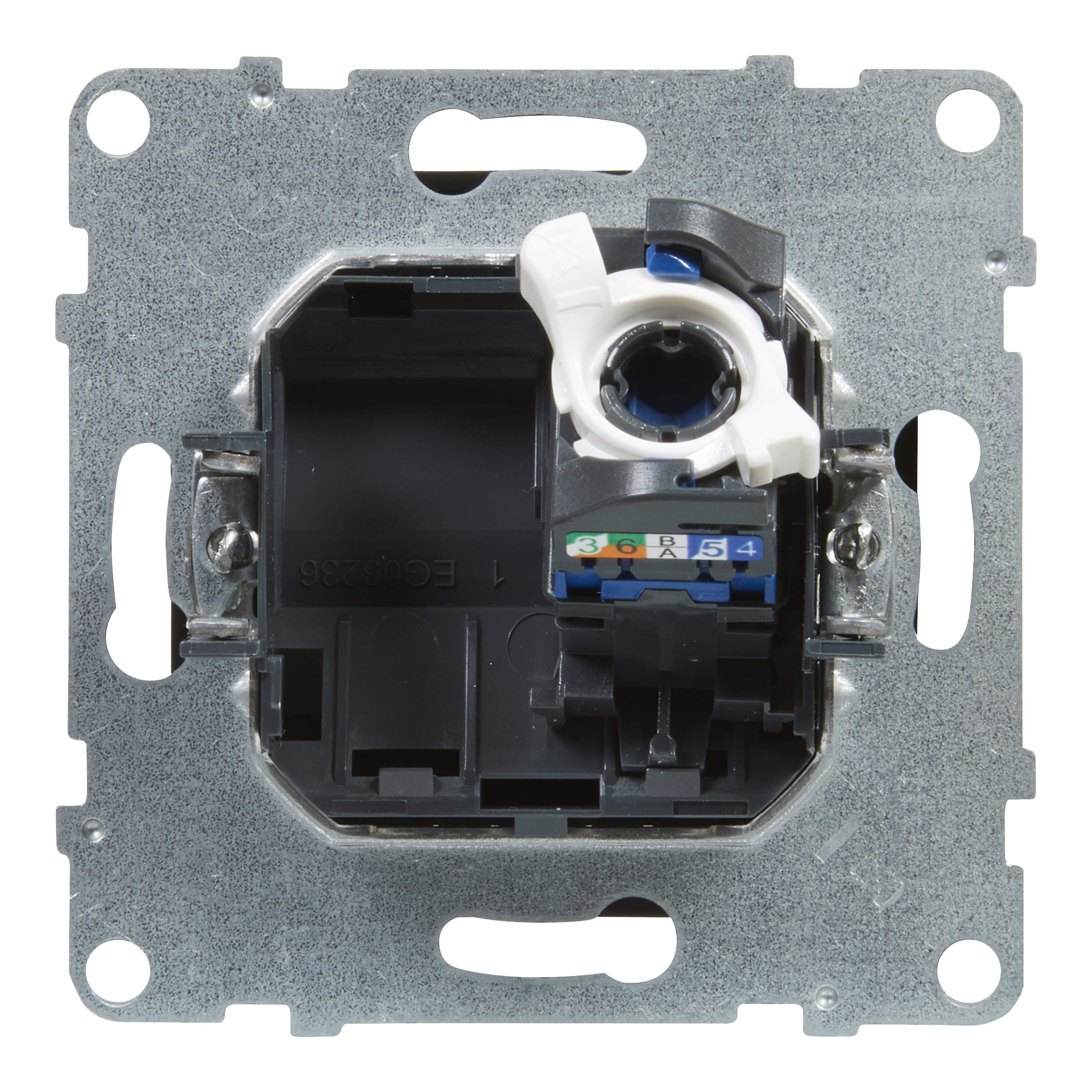 legrand Suno sidepesa 1 x rj45 cat6 utp must
