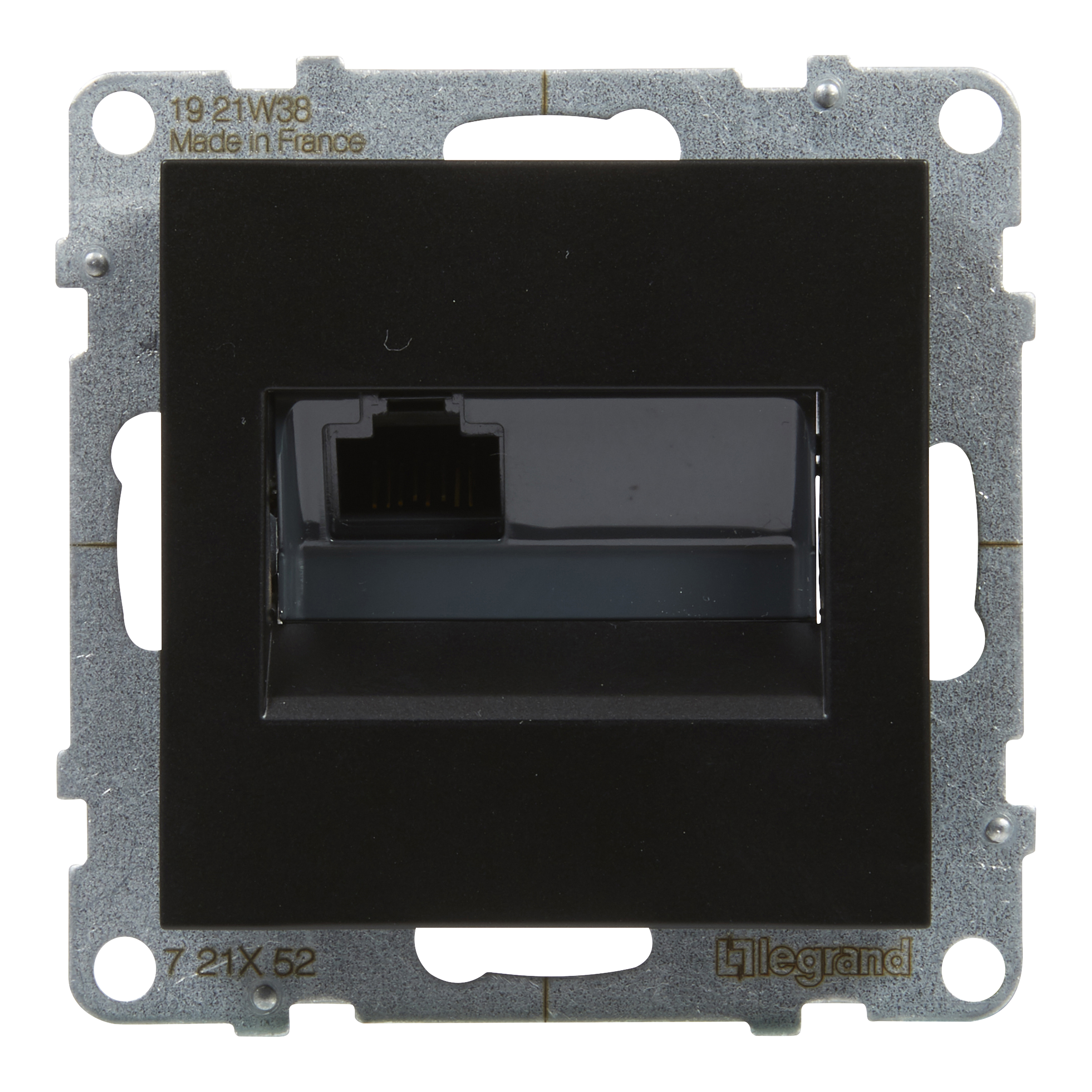 legrand Suno sidepesa 1 x rj45 cat6 utp must