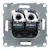 legrand Suno sidepesa 2 x rj45 cat6 utp must