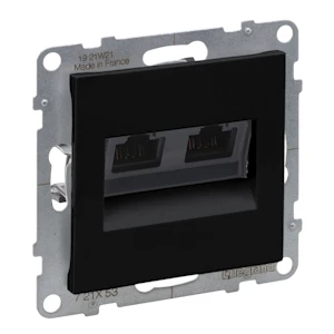 legrand Suno sidepesa 2 x rj45 cat6 utp must
