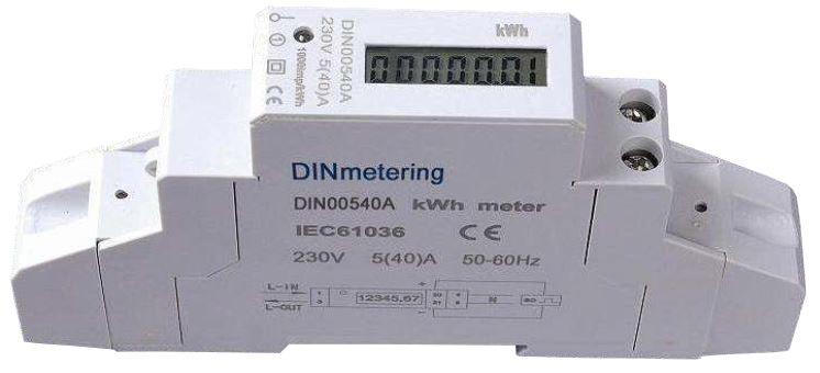 MOODULARVESTI DIN00540A 1F 1T 5(40)A LCD