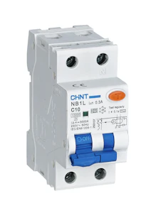 chint Nuotekio rėlė + automatinis jungiklis 1p+n c10 30ma 6ka