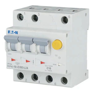 eaton Jordfeilautomat 16a 3p c 30maa