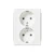 abb asennustuotteet Socket-outlet impressivo dso 16a/250v ip21 matt white
