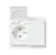 abb asennustuotteet Socket-outlet impressivo dso 16a/250v ip44 matt white