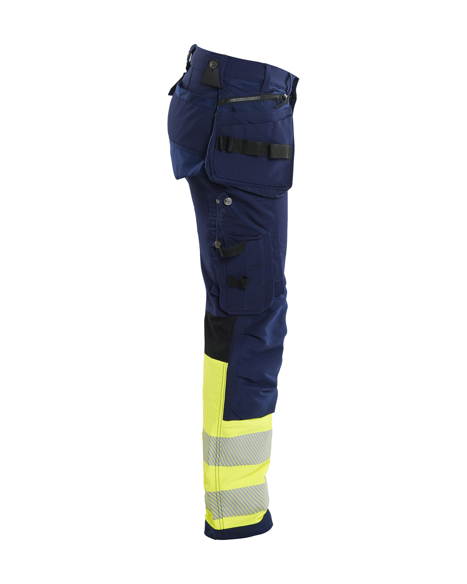 blåkläder Trousers blåkläder size c46 navy blue/yellow