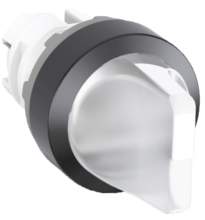 SELECT SWITCH W. IND. LIGHT M BLACK 3-POS RETURN, A C