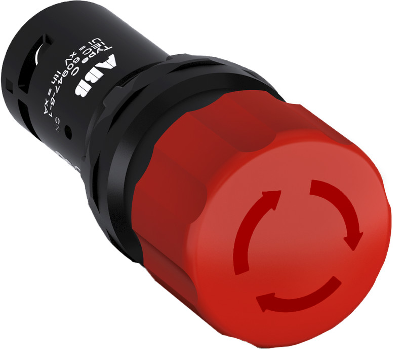 abb Nödstopp knapp compact sienipainike, 30mm, veto vap.