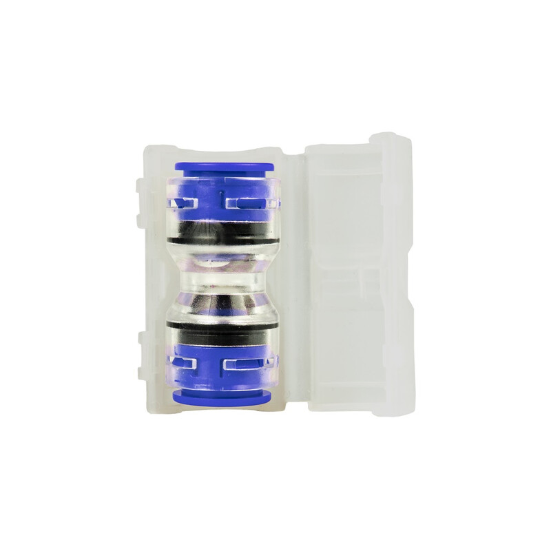 MIKROKANAVALIITIN HEXATRONIC JATKOLIITIN 16/12MM SUOJALLA