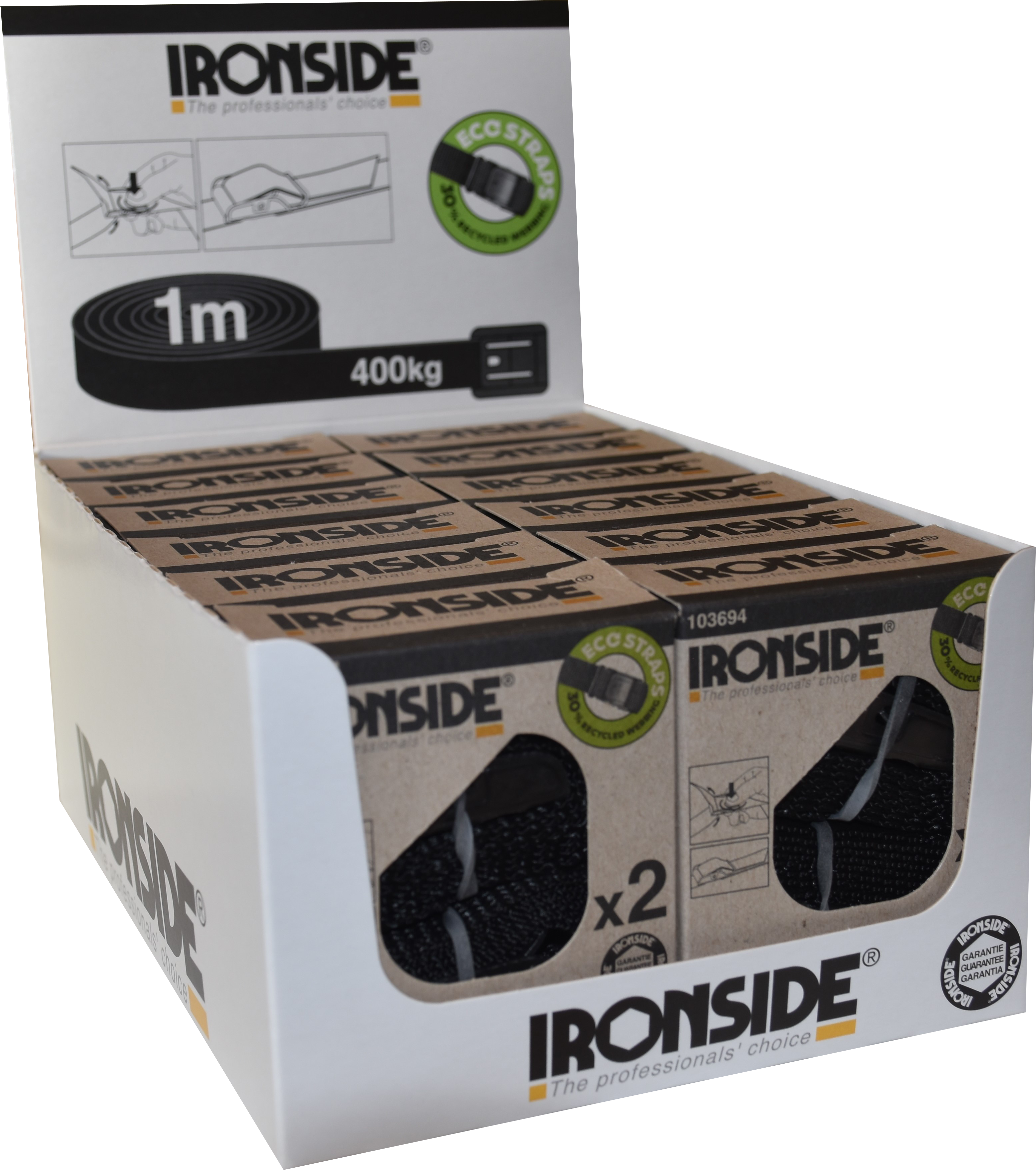 ironside Spännband ironside eco 1m 400kg 2st