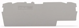 wago End/intermediate plate 2002-1891, gray