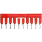 JUMPER BAR INSULATED,10-WAY, RED