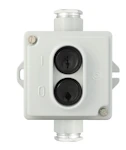 LEVER SWITCH IP44 2-WAY 2XPK16