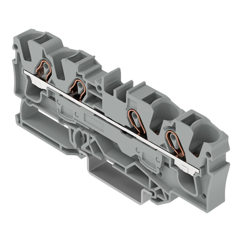wago Terminal block 6 mm2, gray