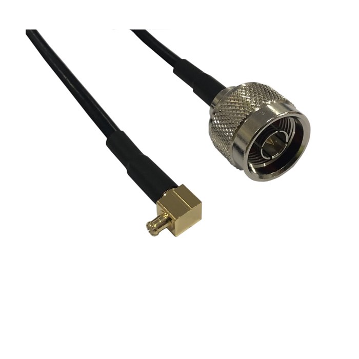 Adapterkabel MCX-han vinkel/N-Hun 0,30m
