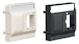r&m freenet Cover plate outlet 45x45 2xrj45s w/o conn.