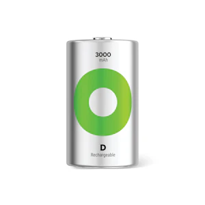 gpbm nordic Batteri oppladbar recyko d 3000mah 2p