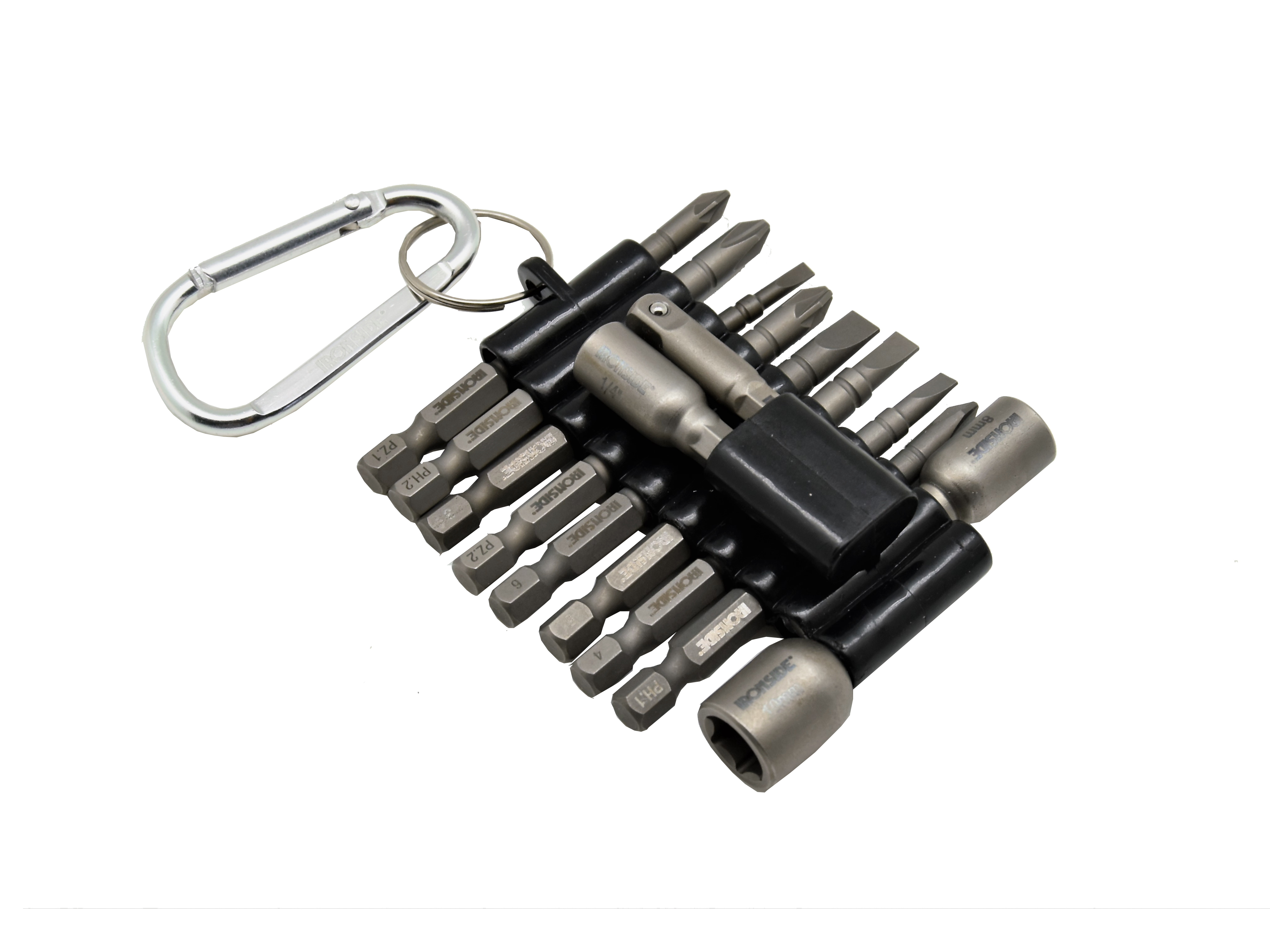 SKRUVBITSET IRONSIDE 75MM 12 DEL BIT BELT