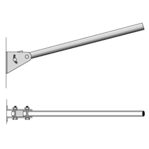 vik ørsta Rett veggarm ø42x1000mm