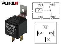 SWITCH RELAY 30A 4-POLE HOLDER