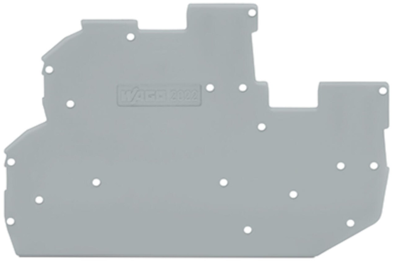 Ende- og mellomliggende plate for 2x02-22xx
